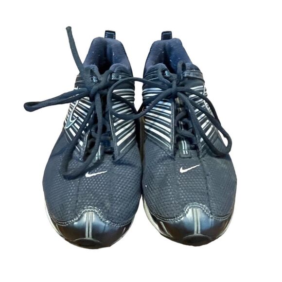 Vintage Nike Walking Shox Sneakers Blue Pink Stripes Shoes‎ Y2K 2002 - Picture 2 of 11